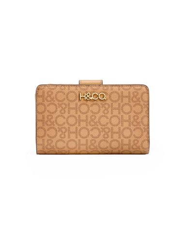 BILLETERA  H&CO. 7258 TAUPE T/U