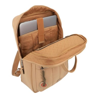 MOCHILA SECRET PIPA BEIGE - 4