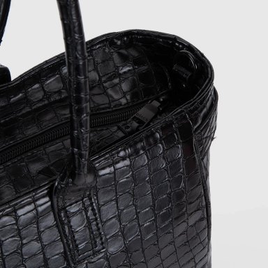 BOLSO BUBBA CAIMAN NEGRO - 5