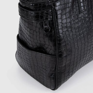 BOLSO BUBBA CAIMAN NEGRO - 6