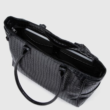 BOLSO BUBBA CAIMAN NEGRO - 7