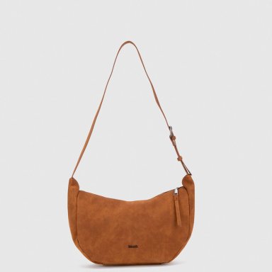 BOLSO BUBBA SUEDE CAMEL