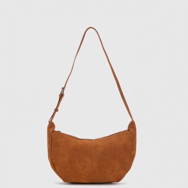 BOLSO BUBBA SUEDE CAMEL - 3