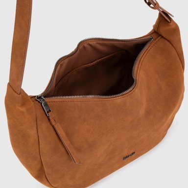 BOLSO BUBBA SUEDE CAMEL - 6