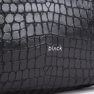 CARTERA BUBBA CAIMAN NEGRO - 5