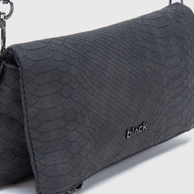 CARTERA BUBBA SNAKE NEGRO - 4