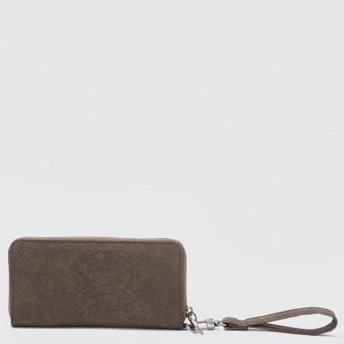 BILLETERA BUBBA SNAKE MOCHA - 3