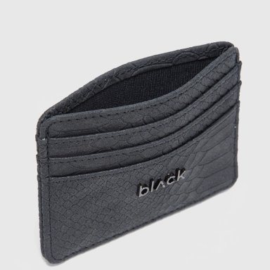 BILLETERA BUBBA SNAKE NEGRO - 4