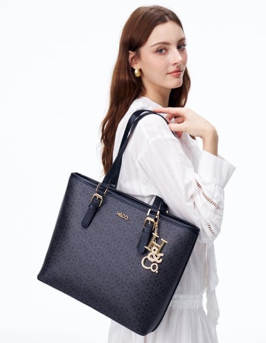 BOLSO TOTE H&CO. DIMITRA 8088 NEGRO - 6