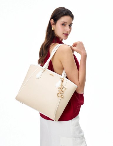 BOLSO TOTE H&CO. ARIADNE 8092 BLANCO - 5