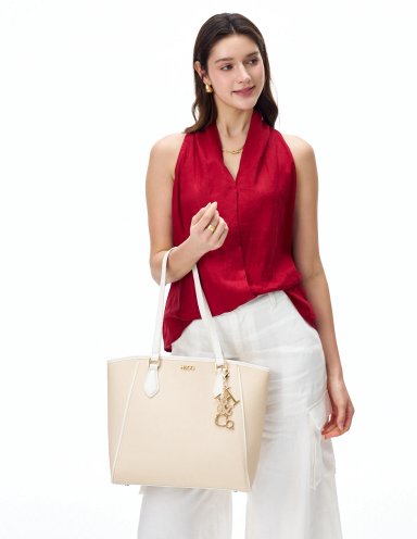 BOLSO TOTE H&CO. ARIADNE 8092 BLANCO - 6