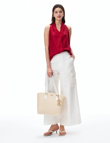 BOLSO TOTE H&CO. ARIADNE 8092 BLANCO - 8