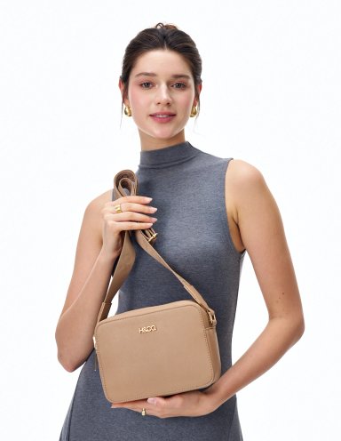 BOLSO CROSSBODY H&CO. ELIANA 8110 TAUPE - 5