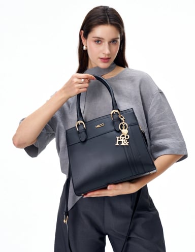 BOLSO TOTE H&CO. ANASTASIA 8124 NEGRO - 5