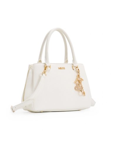 BOLSO SATCHEL H&CO. ELARA 8146 BLANCO - 2