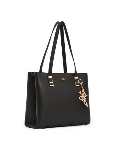 BOLSO TOTE H&CO. CALLA 8162 NEGRO - 2