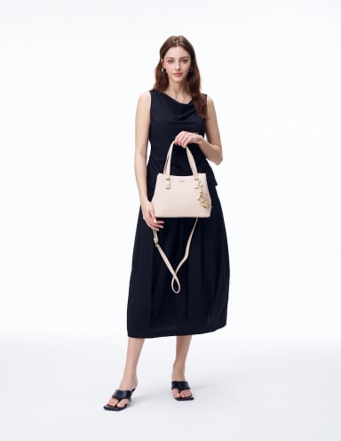 BOLSO SATCHEL H&CO. CALLA 8163 ROSADO - 8