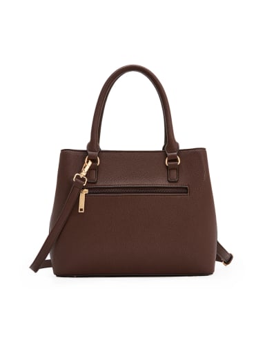 BOLSO TOTE H&CO. MYA 8199 CAFÉ - 3