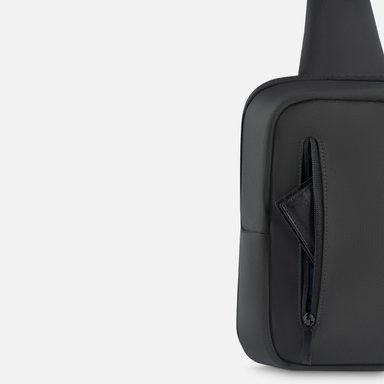 MORRAL CREPIER SLING BAG STONE MEDIANO - 6