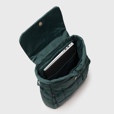 MOCHILA MUJER BUBBA PUFFER SAGE - 5
