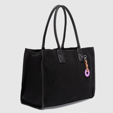 BOLSO BUBBA BAGS NEGRO SUEDE - 2