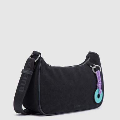 CARTERA BUBBA NEGRO SUEDE - 3