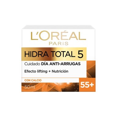 CREMA FACIAL LOREAL PARIS ANTIARRUGAS 55+ HIDRATACIÓN TOTAL 5 50ML + HIDRATACIÓN TOTAL 5 50ML - 2