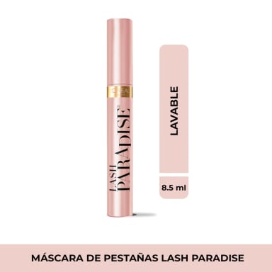 MÁSCARA DE PESTAÑAS LOREAL PARIS LASH PARADISE LAVABLE BLACKEST BLACK - 1