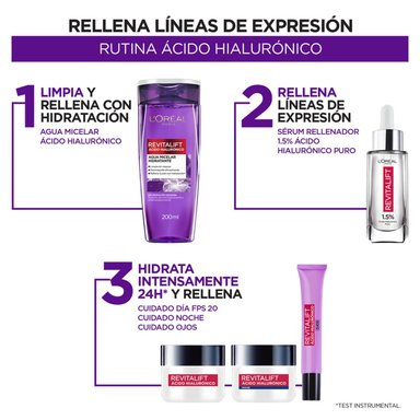 CREMA FACIAL LOREAL PARIS DIA HIDRATANTE REVITALIFT ACIDO HIALURONICO 50ML - 5