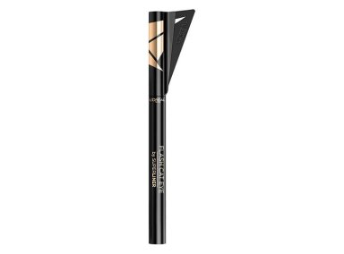 DELINEADOR DE OJOS LOREAL PARIS MAQUILLAJE FLASH CAT EYE A PRUEBA DE AGUA TONO BLACK 0.02 FL OZ - 1
