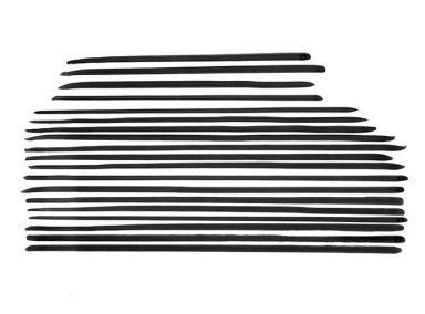DELINEADOR DE OJOS MAC BRUSHSTROKE 24HOUR LINER BRUSHBLACK - 2