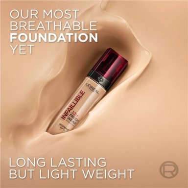 BASE LOREAL PARIS INFALLIBLE 24H FRESH WEAR VANILLA 30ML - 3