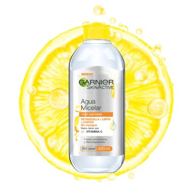 AGUA MICELAR GARNIER EXPRESS ACLARA 400 ML - 3