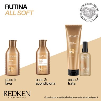 SHAMPOO PARA CABELLO SECO ALL SOFT 300ML - 5