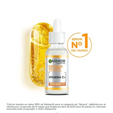 SÉRUM GARNIER SERUM ANTIMANCHAS EXPRESS ACLARA VITAMINA C 30 ML - 2