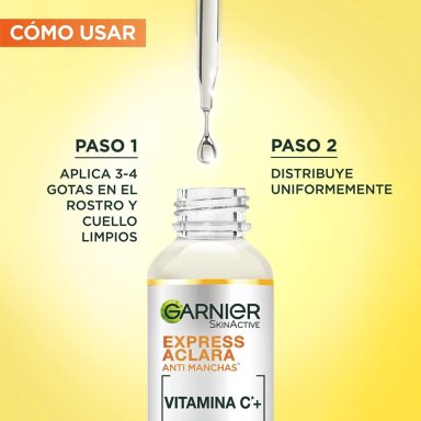 SÉRUM GARNIER SERUM ANTIMANCHAS EXPRESS ACLARA VITAMINA C 30 ML - 7