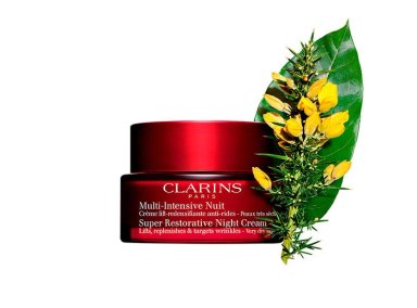 CREMA FACIAL CLARINS DE NOCHE SUPER RESTORATIVE PARA PIEL SECA 50 ML - 5