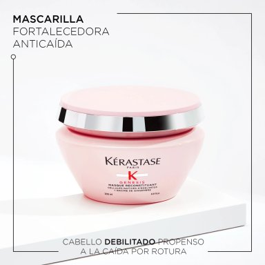 MASCARILLA PARA CABELLO DEBILITADO CON TENDENCIA A LA CAÍDA MASQUE RECONSTITUANT GENESIS 200ML - 3