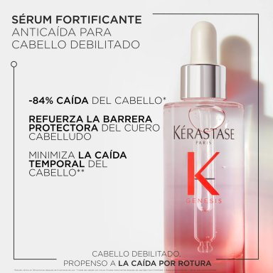 SÉRUM FORTICIFANTE PARA CABELLO DEBILITADO SÉRUM ANTI-CHUTE FORTIFIANT GENESIS 90ML - 4