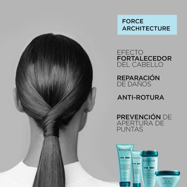 MASCARILLA RECONSTRUCTOR PARA CABELLO DÉBIL MASQUE FORCE ARCHITECTE RESISTANCE 200ML - 3