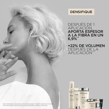 SHAMPOO PARA ENGROSAR Y FORTALECER EL CABELLO BAIN HOMME DENSIFIQUE 250ML - 4