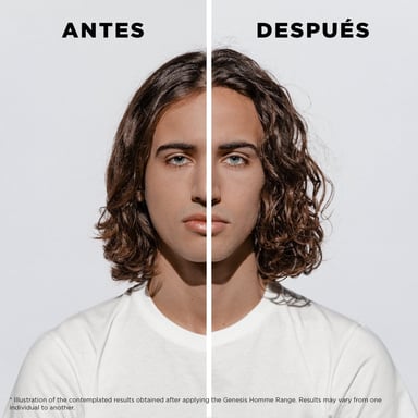 SÉRUM ANTI-CHUTE FORTIFIANT PARA CABELLOS DEBILITADOS CON TENDENCIA A LA CAÍDA GENESIS HOMME SERUM 90ML - 3