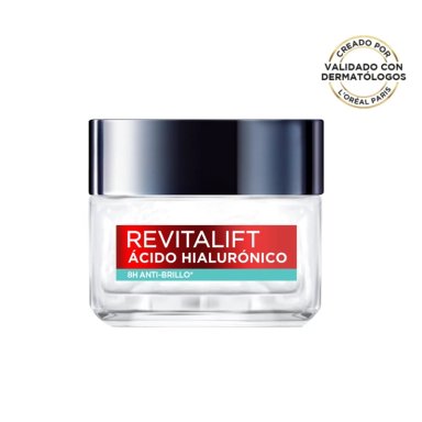 CREMA FACIAL LOREAL PARIS GE SKIN CARE REVITALIFT ÁCIDO HIALURÓNICO Y ÁCIDO SALICÍLICO 50 ML - 2