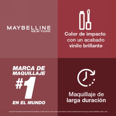 LABIAL MAYBELLINE LÍQUIDO NY VINYL INK WITTY 40 - 6