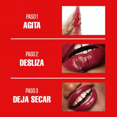 LABIAL MAYBELLINE LÍQUIDO NY VINYL INK RED HOT 25 - 4