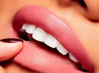 LABIAL MAC POWDER KISS VELVET BLUR SLIM STICK PEPPERY PINK 2 G - 3