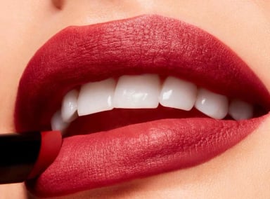 LABIAL MAC POWDER KISS VELVET BLUR SLIM STICK ROSE MARY 2 G - 4