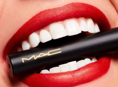 LABIAL MAC POWDER KISS VELVET BLUR SLIM STICK PUMPKIN SPICED 2 G - 4