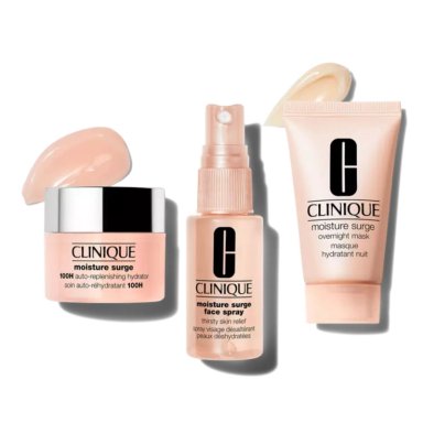 SET TRATAMIENTO FACIAL CLINIQUE INTRO KIT DE HIDRATACION MOISTURE SURGE 15 ML + 15 ML + 30ML - 2