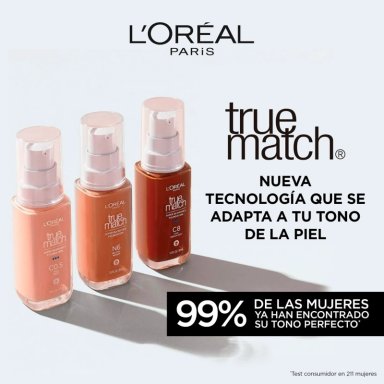 BASE LOREAL PARIS LÍQUIDA MAQUILLAJE TRUE MATCH TONO N7 30 ML - 3
